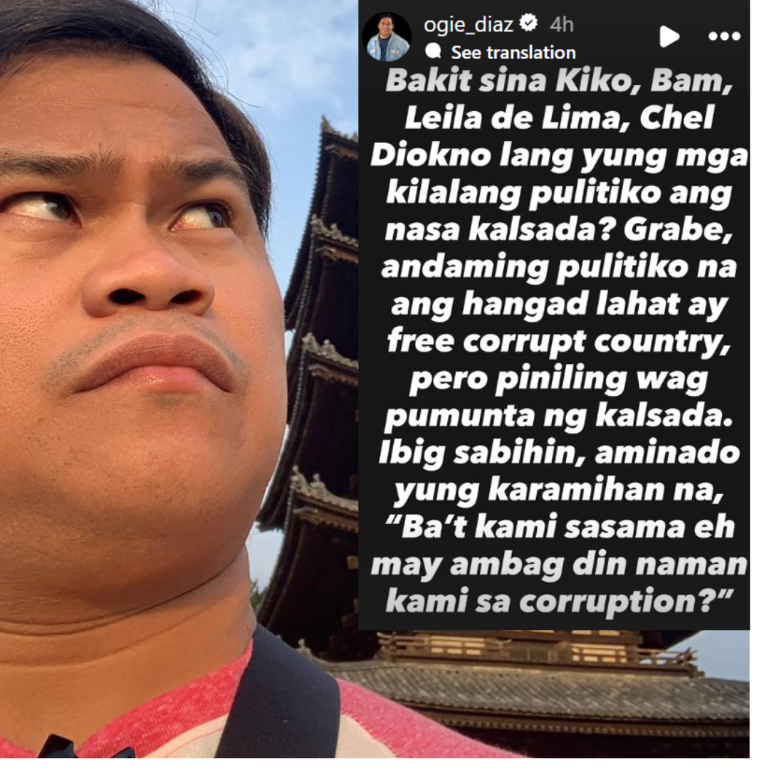 Bakit nga ba andaming pulitiko na wala sa naganap na rally? — Ogie Diaz, pinuna ang pagiging absent ng ilang pulitiko